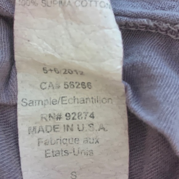 Splendid Purple Supima Cotton Vintage Crewneck Tee - Picture 7 of 7